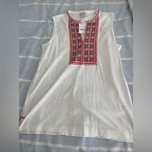 Women’s J.Crew red/white/blue tank top size XS
